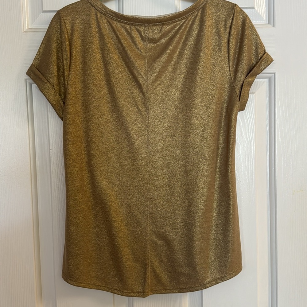 Metallic Gold Tee - Picture 4 of 5